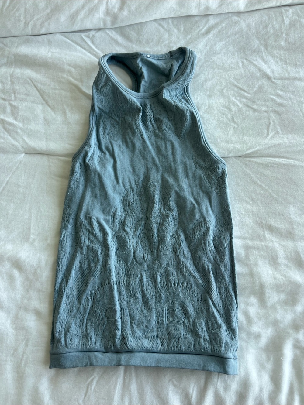 Lululemon Grey High Neck Racerback Tank Top